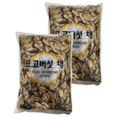 청은 표고버섯 채 파우치, 3kg, 2개