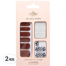 JOYME All The Fine 全綵 + 藝術凝膠美甲貼套組, 23, 2套