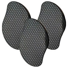 마샤투 나노 글라스 발각질 제거 풋 파일 블랙, 76g, 3개, 1개입