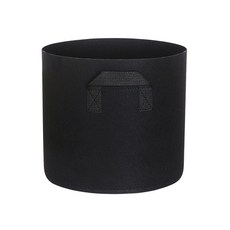 菜園大蔥種植不織布花盆, 黑色, 1個