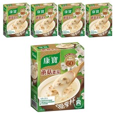 新康寶奶油風味獨享杯蘑菇 13g 3入, 39g, 5盒