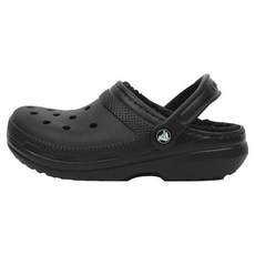 crocs 卡駱馳 Classic Lined Clog 黑色 / 203591-060, 260(M7/W9), 黑色的
