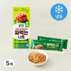 풀무원 짜먹는 나또 오리지널 나또간장맛 (냉동), 30g, 5개, 7개입
