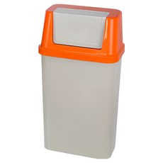 KEYWAY 聯府 巴黎分類 附蓋垃圾桶 CV-453 45L, 桔色