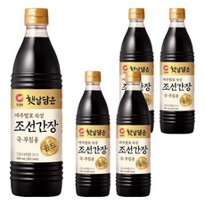 청정원 조선간장, 840ml, 5개