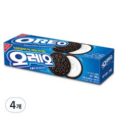 오레오 초콜릿 샌드위치 쿠키 화이트크림, 100g, 4개