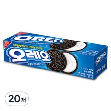 오레오 화이트 크림, 100g, 20개