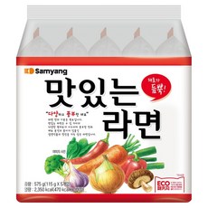 삼양 맛있는라면 115g, 5개