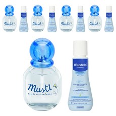 무스텔라 무스티 무알콜 베이비 향수 50ml + 이드라 베베 노린스워터 50ml 세트, 5세트, 향수 + 노린스워터