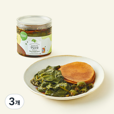 키친콤마 프리미엄 저당 깻잎무쌈, 340g, 3개