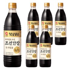 청정원 조선간장, 840ml, 6개