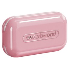 westwood pill box Nesting Home 2合1藥丸切割器 藥盒 櫻花紅, 1個