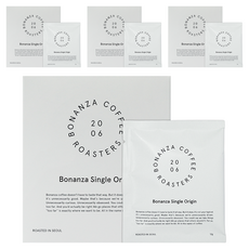 Bonanza 單一產地濾掛式咖啡, 12g, 5入, 4個