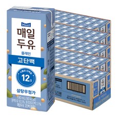 매일두유 고단백 플레인 두유, 190ml, 120개