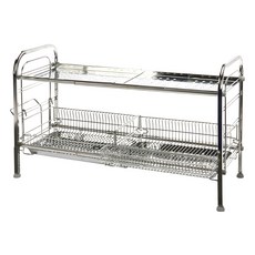 i-nex 韓國製 Muse Union Plus 碗盤瀝水架, 2層, 1個, 不鏽鋼