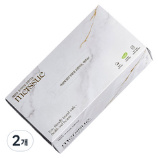 메르슈 프리미엄 코튼 각티슈 화이트, 2개, 80개입