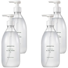 아로마티카 수딩 알로에 베라 젤, 500ml, 4개