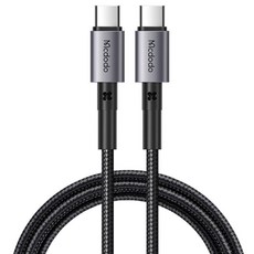 Mcdodo 麥多多 TR Type-C to Type-C PD 高速充電線, 1m, 黑色, 1個