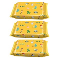 Lec.Be 玩具總動員濕紙巾 Set 99%純水 無添加, 80枚, 3包