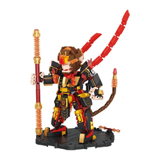 LoZ 積木 孫悟空, 孫悟空 黑色 + 金色 + 紅色, 1組