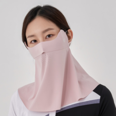Bian 輕量涼感高爾夫口罩, 粉紅色