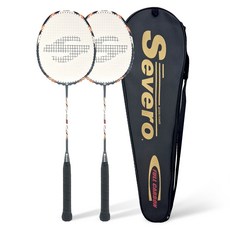 Severo 羽球拍 碳纖維100 2入 + 全拍套, 單一商品, 1套
