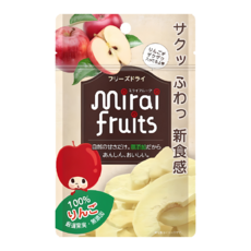 mirai fruits 未來果實 100%水果製成 無添加, 蘋果, 9個月以上, 12g, 1包
