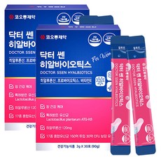 코오롱제약 여성용 닥터 쎈 히알바이오틱스 유산균 30p, 30회분, 2개