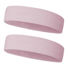 Better Fit 吸汗運動髮帶, 粉紅色, 2個