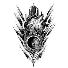 圖案紋身貼紙, AE 24, 1張