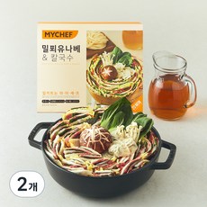MYCHEF 밀푀유나베 & 칼국수 밀키트 2~3인분, 1.05kg, 2개