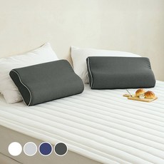 더자리 코지핏 메모리폼 라텍스 베개커버