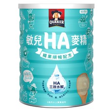 QUAKER 桂格 敏兒HA麥精 纖果順暢配方 6個月以上, 700g, 1罐