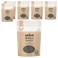 아크바 루이보스 허브티 잎차, 100g, 1개입, 6개
