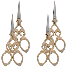 Posh Living 復古小剪刀，不鏽鋼材質，日本設計, 古銅, 4個