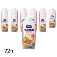 얼티브 프로틴 로얄밀크티향, 72개, 250ml