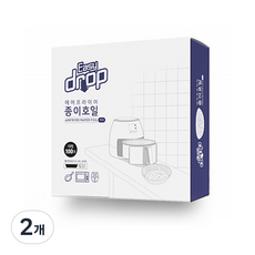 이지드롭 에어프라이어 종이호일 대형, 100개입, 2개