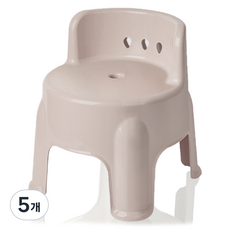 DearMomo 沐浴靠背椅, 5個, 米色