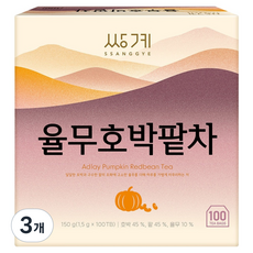 쌍계명차 율무호박팥차, 1.5g, 3개, 100개입