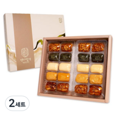 韓式麥芽糖禮盒 5種口味 各4顆入+留言卡禮盒, 240g, 2組