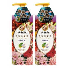 依必朗 洗髮乳 炙熱情迷 積雪草精華 水解蠶絲蛋白 浪漫香水, 850ml, 2瓶