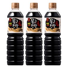 몽고간장 양조 프리미엄 진간장, 900ml, 3개
