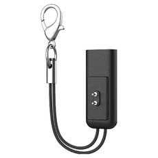 SPACE SHIELD 智慧手錶 Easyport 便攜式 USB C F 型充電器, 黑色, 1個