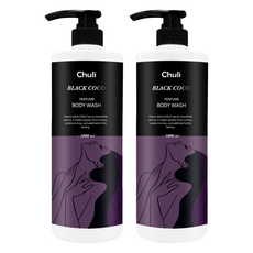 Chuli 女神系列 BLACK COCO 香水沐浴乳, 1L, 2瓶