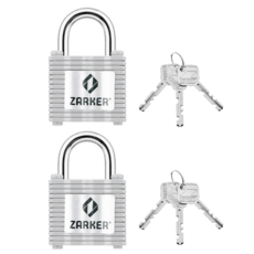 자커 철판 자물쇠 N25, 2개