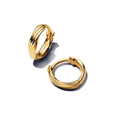 PANDORA 潘多拉 女性扭結貼耳耳環 263871C00 + 購物袋 + 留言卡