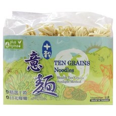 展康 十穀意麵 無添加人工色素 全素可用, 375g, 1包