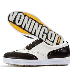 Bonin 男士天然牛皮防水口袋 Jet Lyrex Neowork Common Combi 休閒兩用高爾夫球鞋 SD003BK