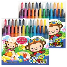 地球化學 迷你色鉛筆, 2個, 24色