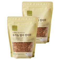 올가홀푸드 유기농 발아 현미차, 500g, 2개
